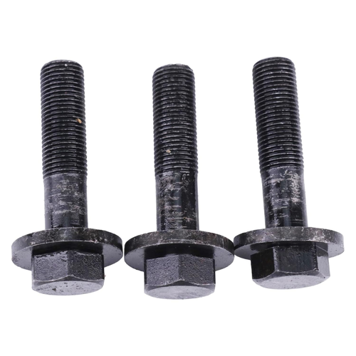 Three black Blade bolts, 109-9220, with hexagonal heads, standing upright on a white background.