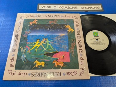 Tetes Noires - Clay Foot Gods -1987 Rock LP In Shrink EX VINYL RECORD Indie Folk
