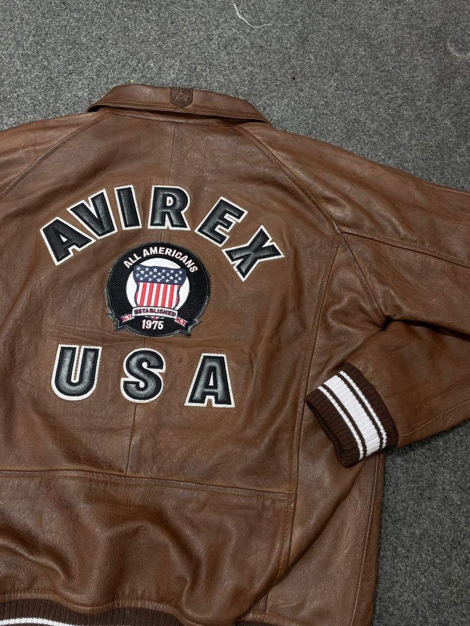 AVIREX LIMITED EDITION OMBRE ICON JACKET VINTAGE BROWN image 5