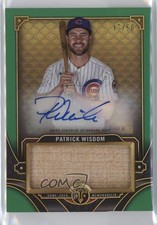 2022 Triple Threads Single Jumbo Relics Emerald 47/50 Patrick Wisdom Auto q3o