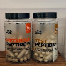 MuscleTech Metabolic Peptide 320  Test Peptide T10 Supplement Bundle 60  56