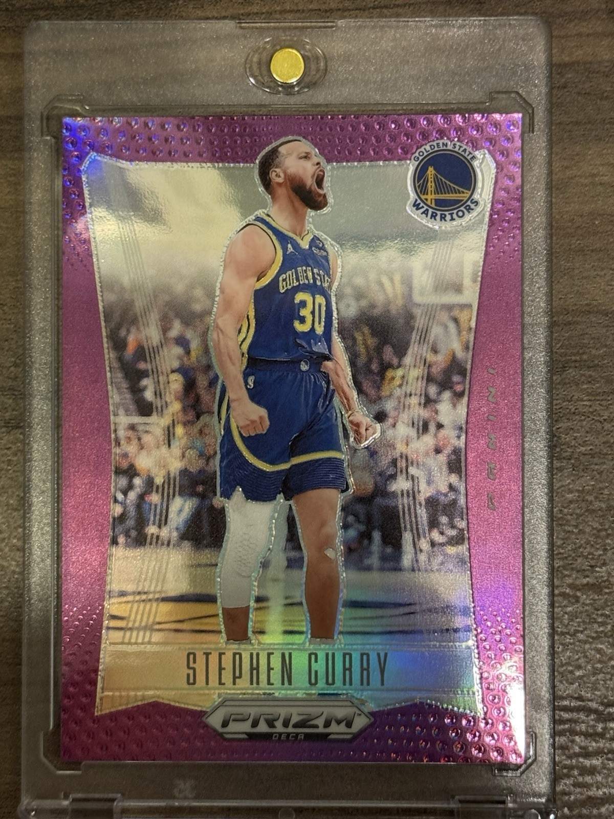 2023-24 Panini Prizm Deca Stephen Curry Purple Prizm /99 Warriors #144