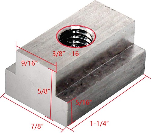 4x Bolt Dropper Bed Rail Cleat T-Slot Nuts for Toyota/Tacoma/Tundra sliver tone - Picture 2 of 11