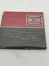 Ampex 641Professional Reel to Reel Sound Recording Tape 7" 1800ft Factory Sealed
