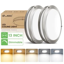 4-PACK LED Flush Mount Ceiling Light 5CCT Adjustable 1300LM Super Bright Lights