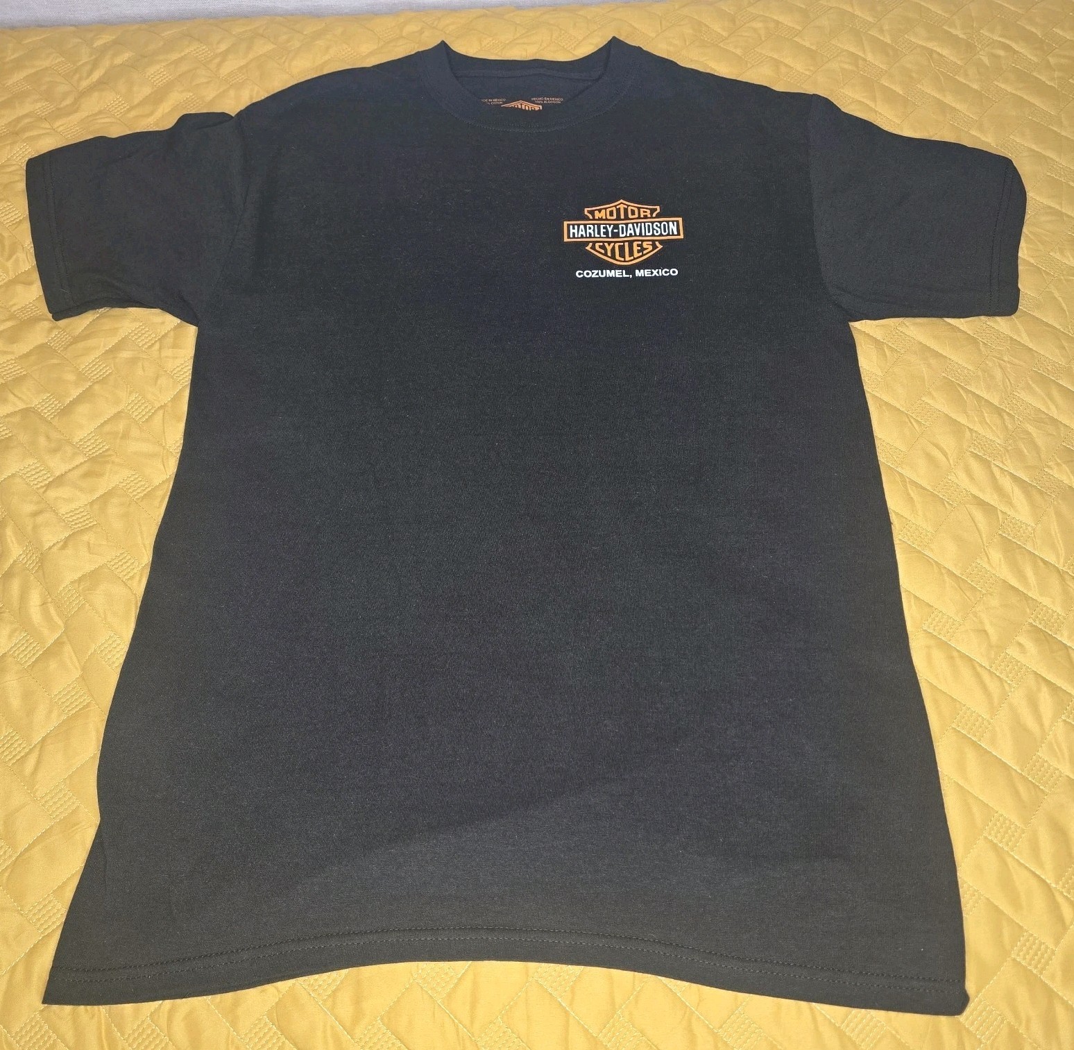 Harley-Davidson Cozumel Mexico Men’s Medium Black Graphic T-Shirt Motorcycle Tee