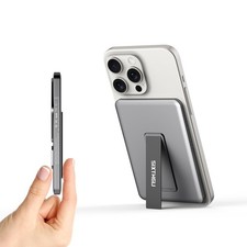 For MagSafe Wireless Power Bank 5000mAh Foldable Magnetic Portable Charger Gray
