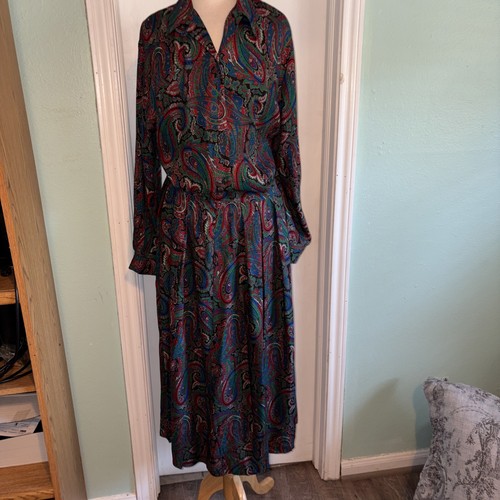 Pendleton Vintage Button Up Shirt & Skirt Set Size 16 - Afbeelding 1 van 11