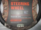 MOSSY OAK PREMIUM   Camo STEERING WHEEL COVER 14.5 - 15.5 Universal- white lette
