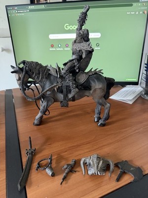 McFarlane * SPAWN* The Dark Ages * BLACK KNIGHT & BATTLE HORSE * Series 24 i.23