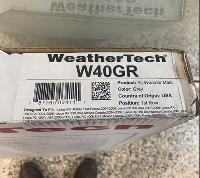 WeatherTech All weather floor liners W40GR
