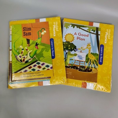 Hooked On Phonics Learn To Read Level 5 1st Gr Ages 6-7 Slim Sam A Good Plan New