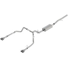 Borla Touring Catback Exhaust - Carbon Fiber Tips For 19 Chevrolet