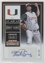 2015 Panini Contenders College Draft Ticket 99/99 Andrew Suarez #31 Auto 1bf5