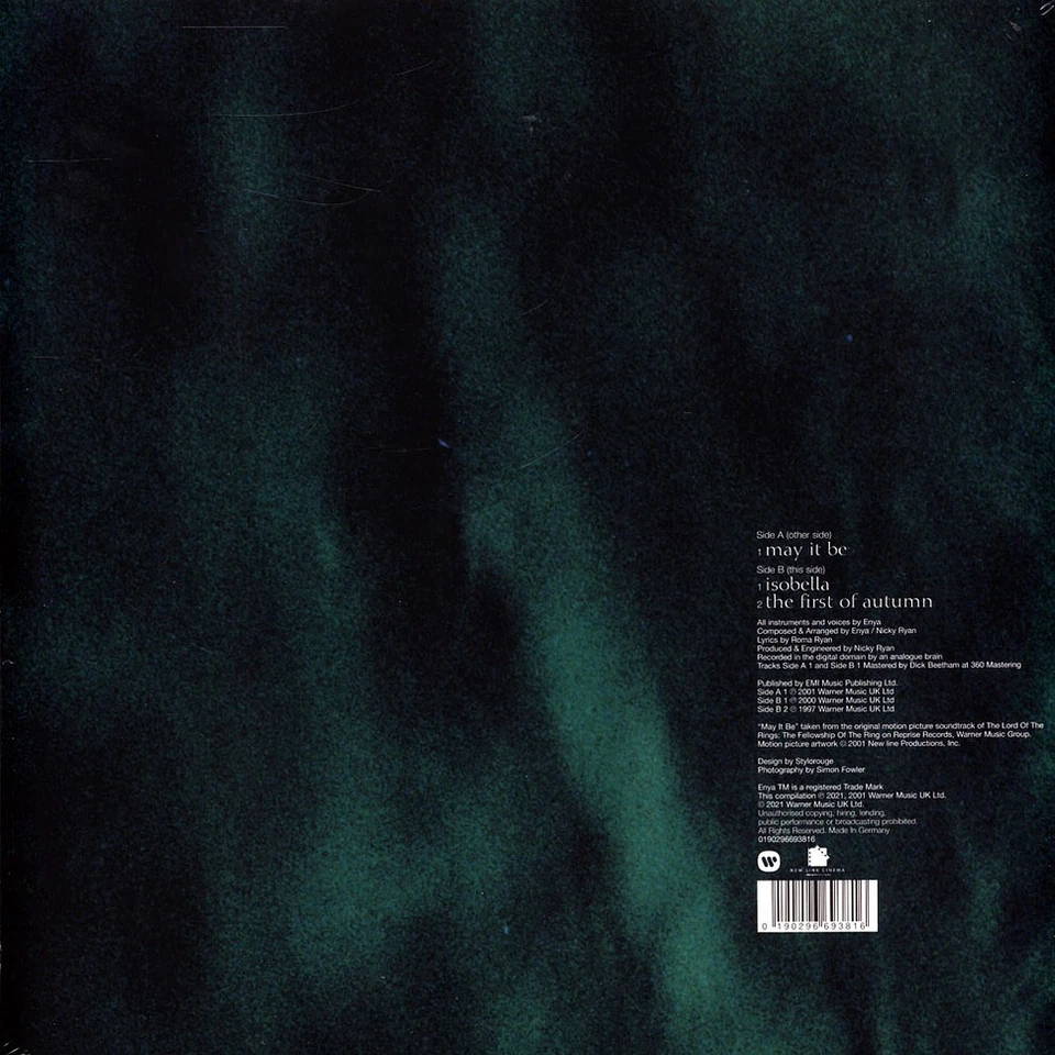 Enya - May It Be (Vinyl 12" - 2021 - EU) - Bild 2 von 2