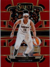 2024 Panini Select WNBA 51 Allisha Gray Atlanta Dream Red Prizm 081 /149