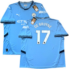 2024/25 Manchester City Home Jersey 17 De Bruyne 3XL Puma Premier League kit