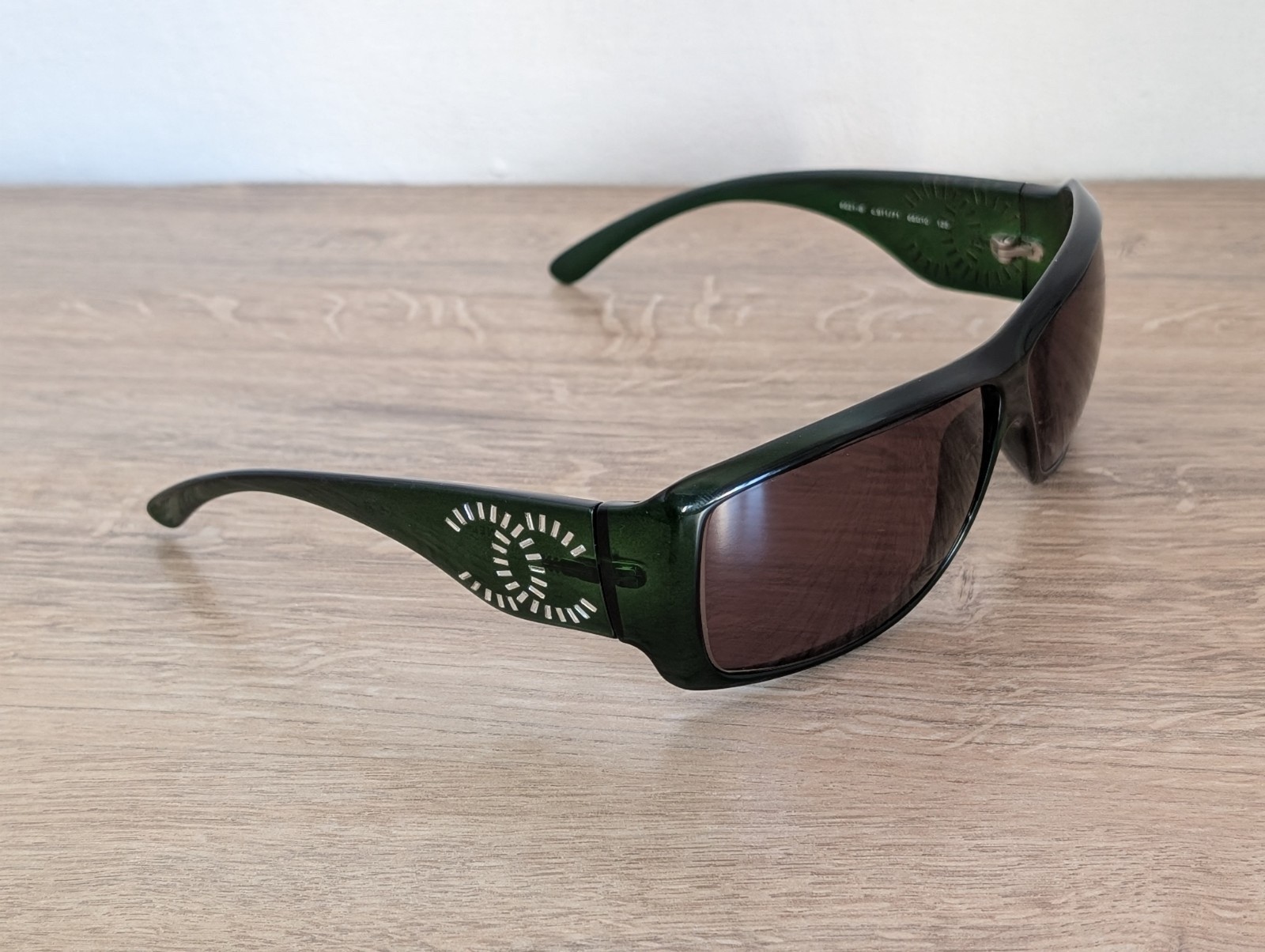 CHANEL 6021-B c.911/71 Green CoCo Mark Sunglasses  - Express Shipping to USA