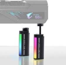 EZDIY-FAB GPU Support Bracket,5V 3PIN ARGB Graphics Card Brace, Support...