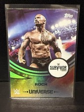 2025 WWE Topps Universe THE ROCK Survivor Series Event Variation #294