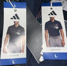Adidas Golf Core Chest Stripe Polo Shirt Navy 1836063 L 2XL BLACK L NWT PICK