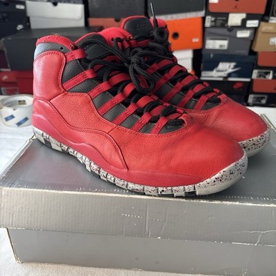 Jordan Air Jordan 10 Retro Bulls Over Broadway Red Black Speckled Sneaker Men