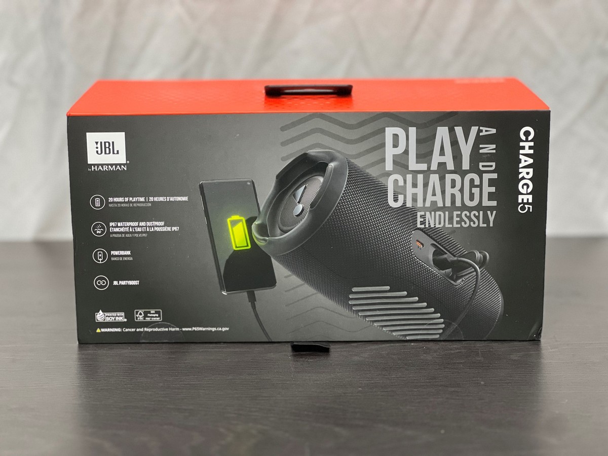 JBL Charge 5 Portable Wireless Bluetooth Speaker -Blue