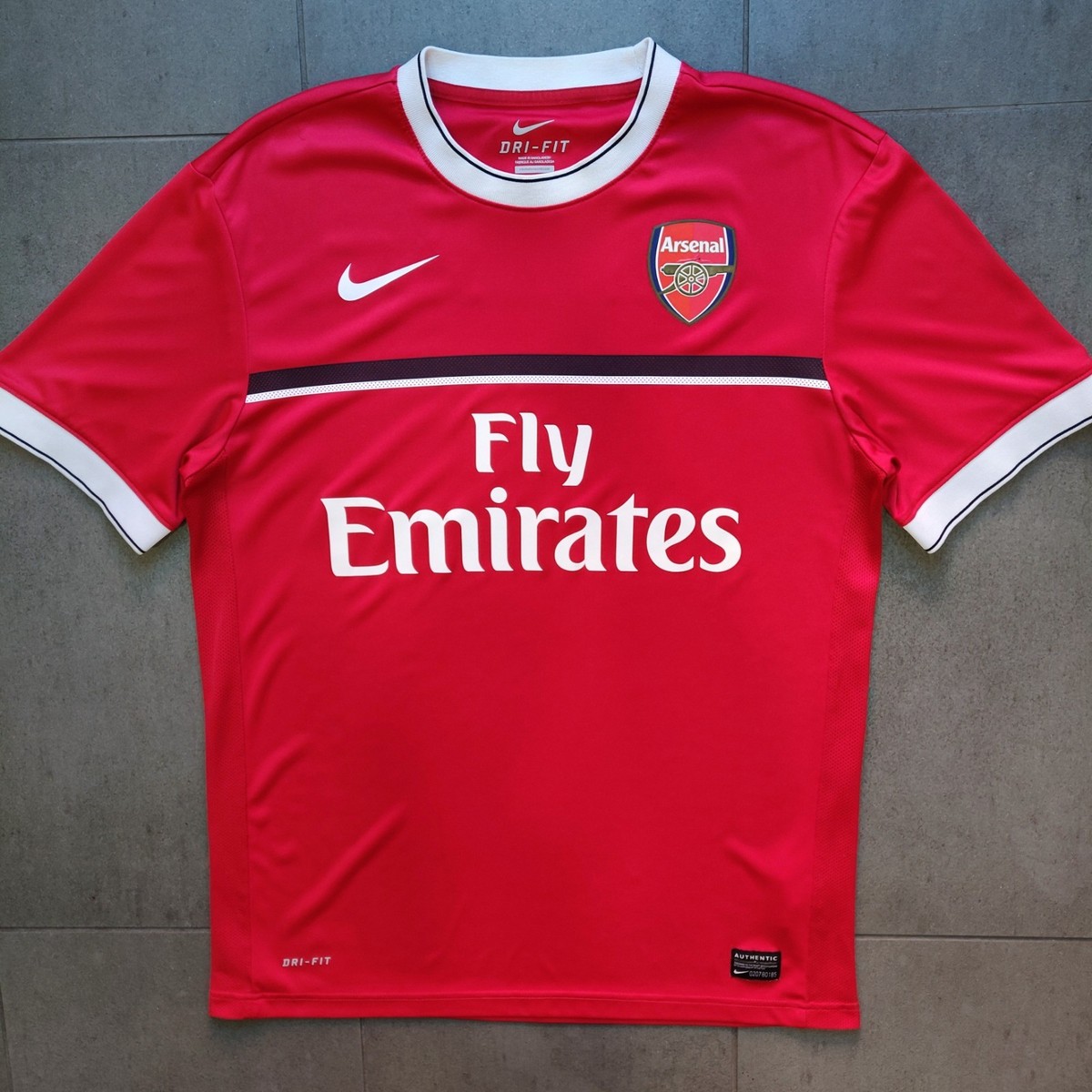 Nike Arsenal FC 2011 2012 Pre-Match Soccer Football Jersey Mens M