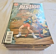Young Justice (1998–2003) Comic Lot (32) #4–41 DC Comics Peter David Series