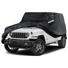 INSAUTO Custom Fit Car Cover for Jeep Wrangler 4 Door 2006-2026 JK JL, Waterp...