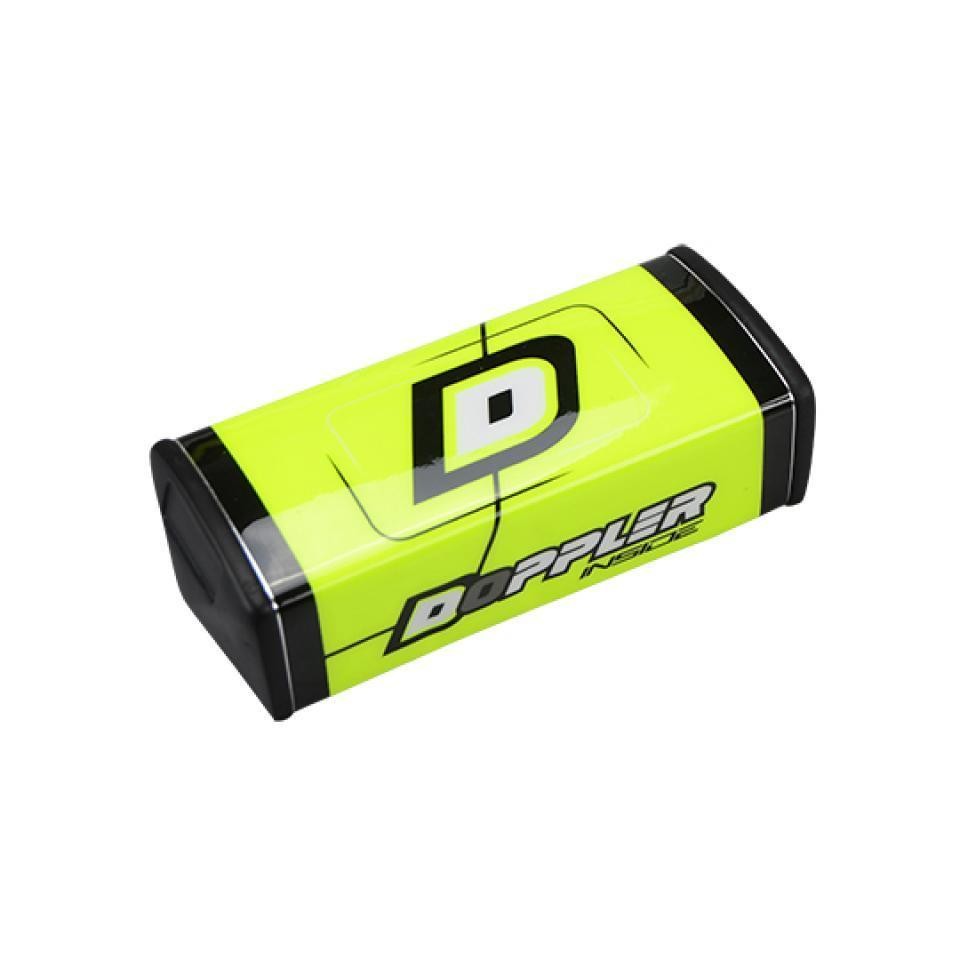 Mousse de guidon Doppler jaune et noir en PVC haute densité pour moto de sport sans barre