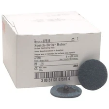 3M Scotch-Brite Roloc 2" Surface Conditioning Discs, Very Fine Grade, 25 Discs