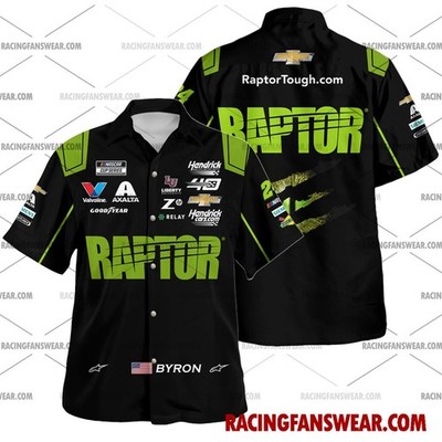 Men s William Byron Nascar Racing Hendrick Motorsports Raptor Shirt
