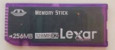 Lexar, 256MB, Media Memory Stick Select 128MB X 2