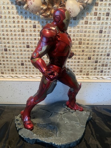 Kotobukiya Iron Man Mark 7 ARTFX Statue Marvel Avengers - Lights Up & Clean EUC! - Picture 2 of 11