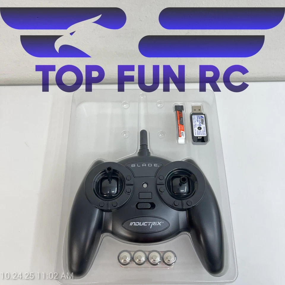 Blade Inductrix Transmitter, Battery, USB Charger, Lipo Battery "No Drone!" - Image 2 of 4