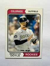 2023 Topps Heritage High Number - Brenton Doyle #503 (RC) Colorado Rockies