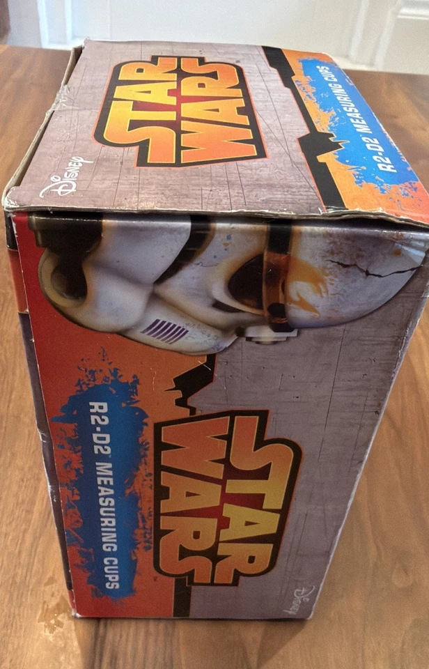 星球大战 R2-D2 测量杯 9 个单元 迪士尼厨房小工具厨师 全新 阅读 ✨ — 第 3/4 张图片