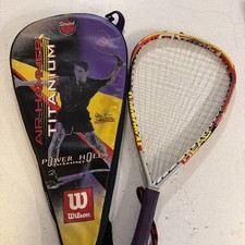HEAD Ti.Inferno XL Titanium racquetball racquet with a purple grip Cliff Swain