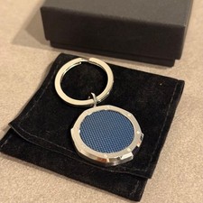 Audemars Piguet 50th Anniversary Stainless Steel Keychain Ring Blue Not for Sale