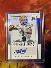 2015 National Treasures #213, BRYAN BENNETT RC Auto /99, Southeastern LA COLTS
