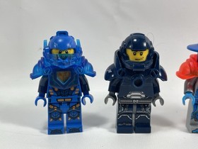 LEGO Minifigure Lot Of 5 Nexo Knights, Galaxy Patrol Squad, Ultra Agent - Read