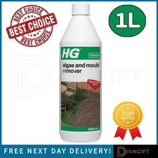 HG ALGAE & MOULD REMOVER 1L EFFECTIVE OUTDOOR CLEANER FOR PATIOS ROOFS & WALLS