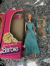 Vintage 1975 Mattel Deluxe Quick Curl Barbie,...