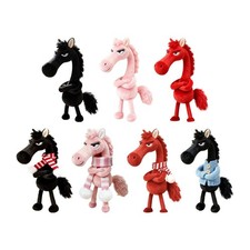 Cute Plush Keychains Soft 2026 Year Of The Horse Plush Keyring Stuffed Horse CE