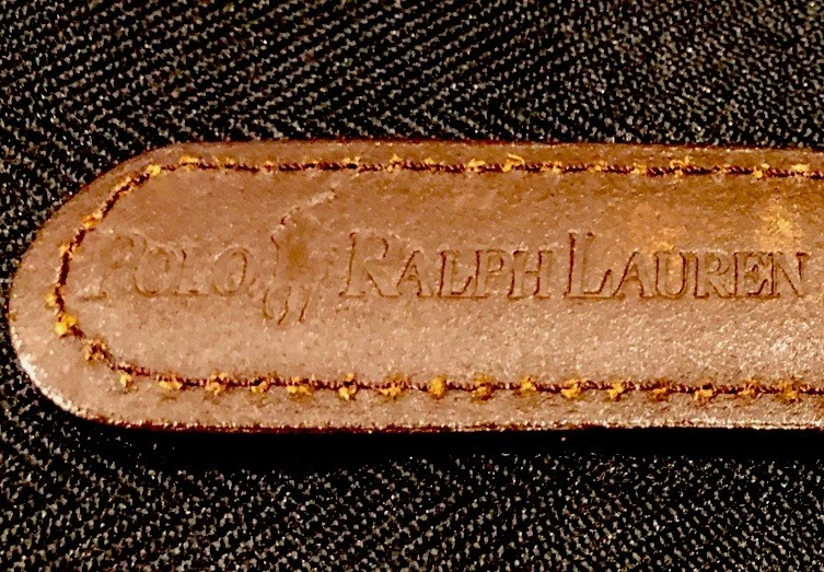 Cinturón Polo Ralph Lauren. Talla 42. Rayas azules y blancas. Excelente estado. Envío rápido. Foto 2 de 4