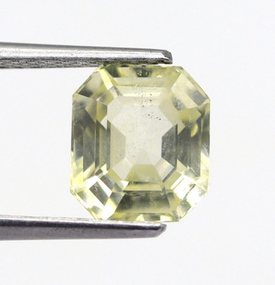 Keine Wärme Lose Oktagon 2.23 Karat 100% Natur Gelb Saphir Edelstein Certified