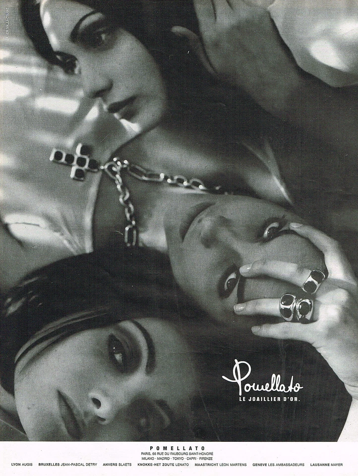 PUBLICITE ADVERTISING 1993 POMELLATO joaillier - Photo 1/1