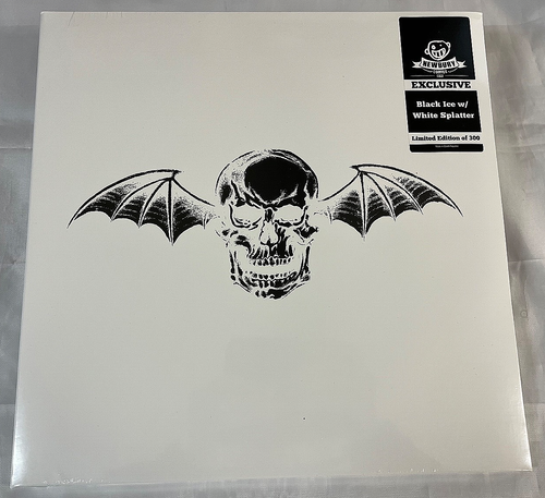 Avenged Sevenfold Self-Titled Black Ice Vinyl White Splatter LP 1 Of 300 Ltd New - Picture 2 of 6