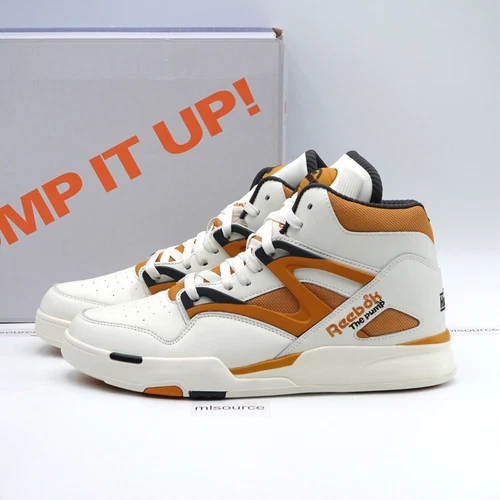 Size 10 Men's Reebok Pump Omni Zone II Basketball Shoes 100033886 Chalk